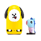 full image BT21 Official BTS Friends Duo Bluetooth Stereo Speaker & Figure Set (Speaker CHIMMY + Figure MANG)